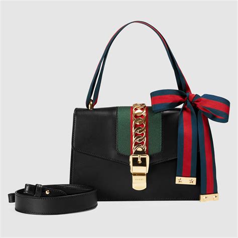 gucci sylvie leather shoulder bag ราคา|Gucci Sylvie ราคา .